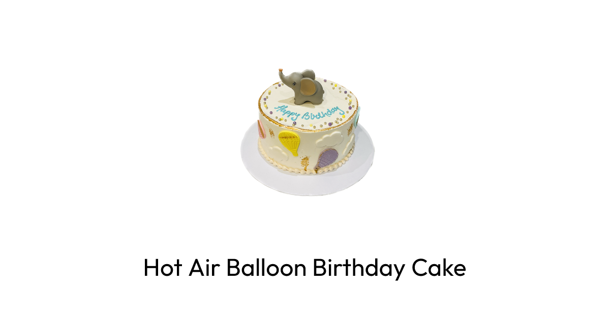 Hot Air Balloon Birthday Cake Rashmi S Bakery