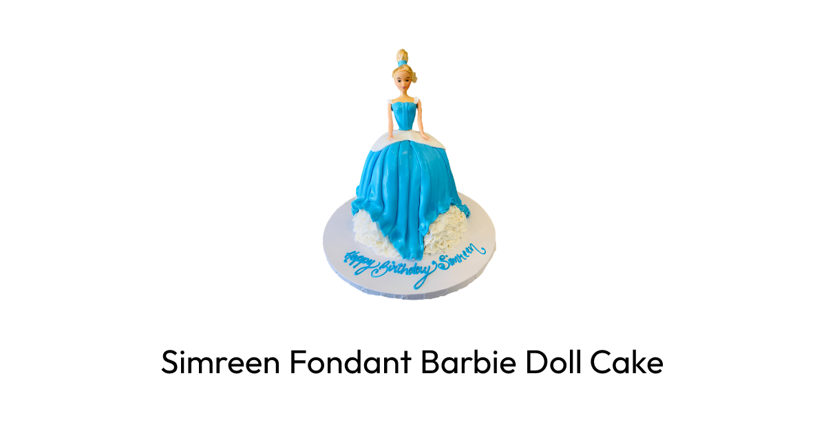 Simreen Fondant Barbie Doll Cake | Rashmi's Bakery